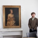 Le tableau, intitulé "Portrait d'une Dame", de l'Italien Giuseppe Ghislandi (1655-1743), avait été volé aux Pays-Bas durant la seconde guerre mondiale. KEYSTONE/EPA/STR